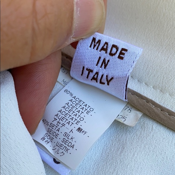 Brunello Cucinelli Off White Slacks, US size 4 - Picture 6 of 7